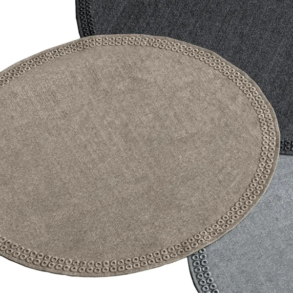 Accessories Round Fabric Carpet / Square