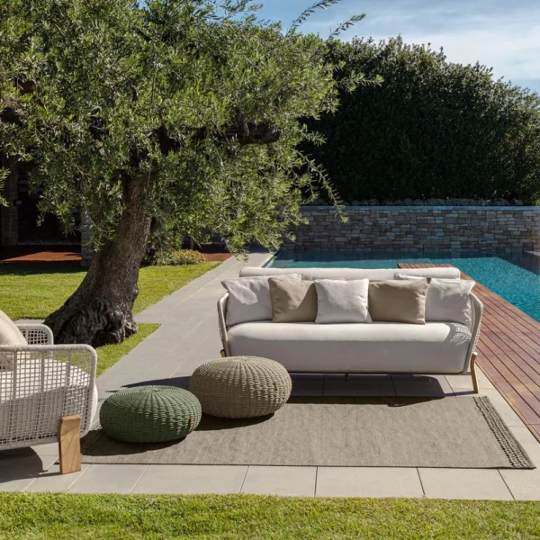 Argo//Wood Sofa love seat - Image 4