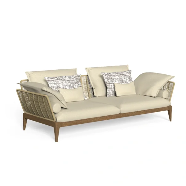 Cruise Teak 3 seater Sofa