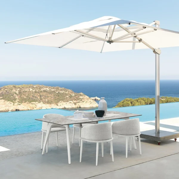 CleoSoft//Alu Padded tub chair - Image 3