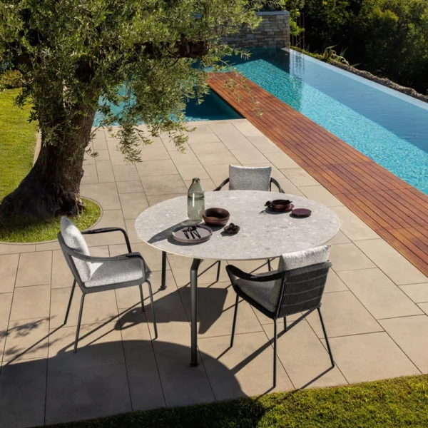 Cruise//alu round Dining table - Image 4