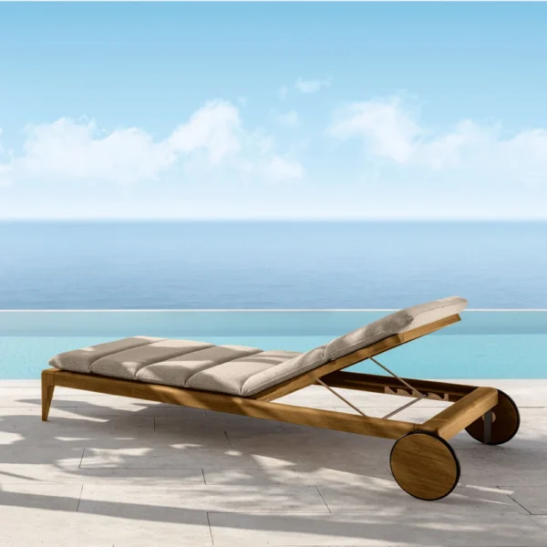 Cruise//Teak Sunbed - Image 4