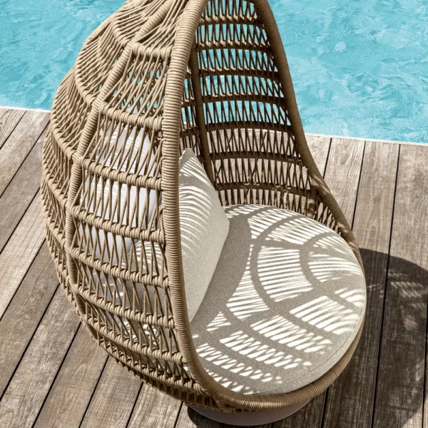 Panama Egg chair with structure - Image 3