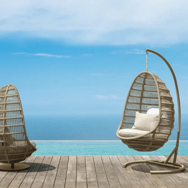 Panama Egg chair with structure - Image 2