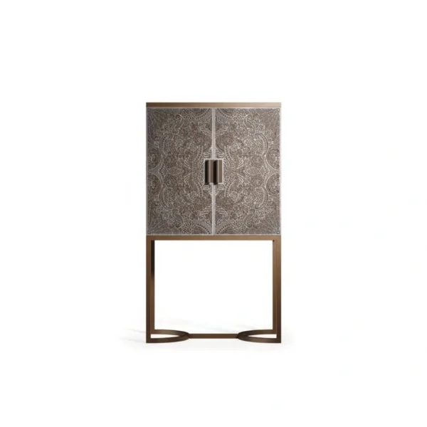 Blue Moon Bar Cabinet Veneered - Image 3