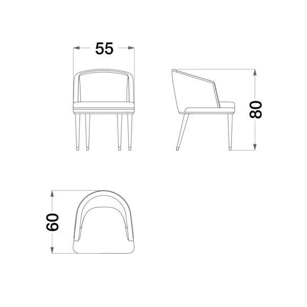 Dragonfly Armrests Chair - Image 5