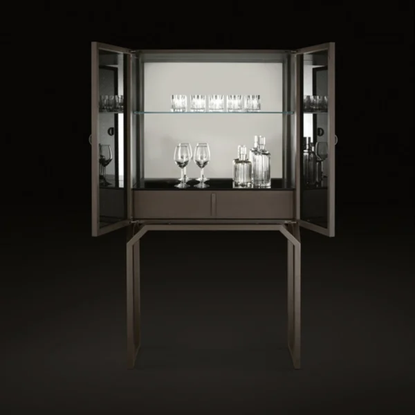 Dragonfly Glass Bar Cabinet - Image 5