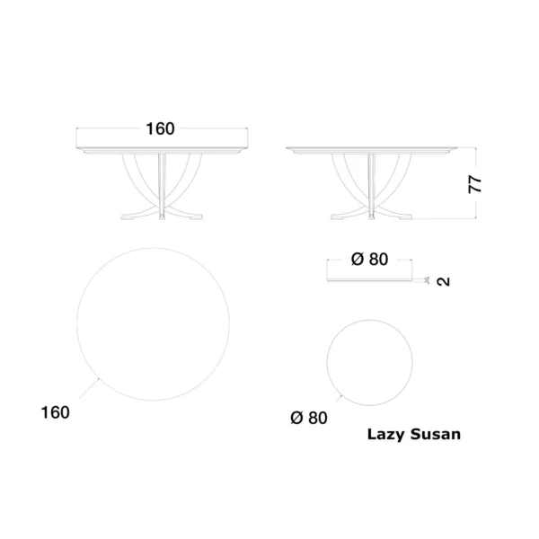 Eclipse Round Dining Table - Image 3