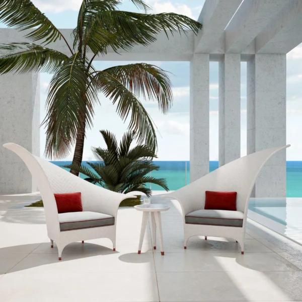 Outdoor Bergere Armchair - Image 3