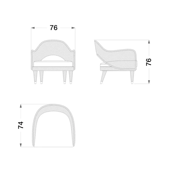Outdoor Occasional Armchair - Image 4