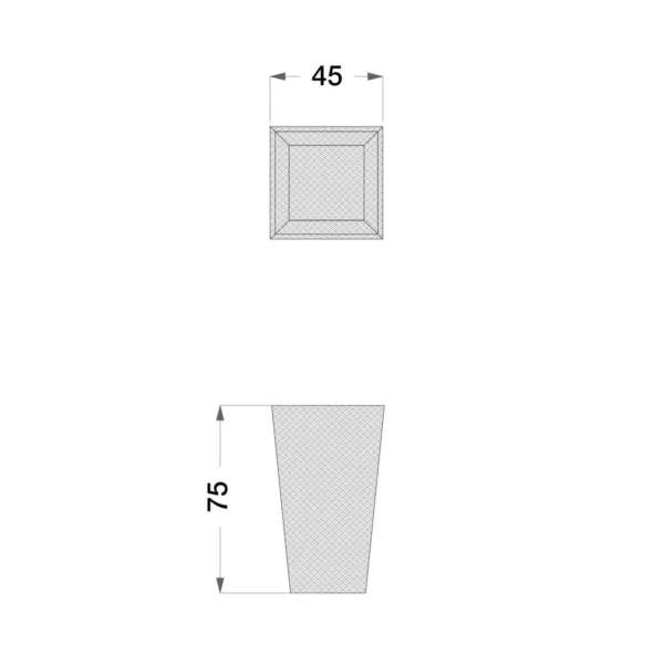 Outdoor Square Vase - Image 3