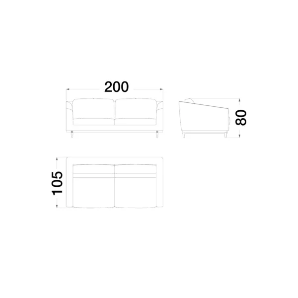 Sesto Senso Sofa - Image 3