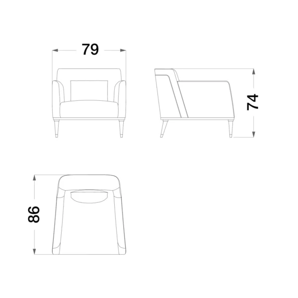 Sesto Senso Armchair - Image 3