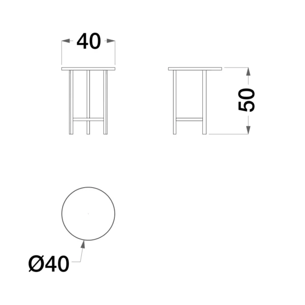 Sesto Senso High Coffee Table - Image 3