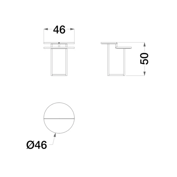 Sesto Senso High Side Table - Image 3