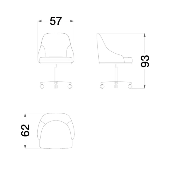 Sesto Senso Office Chair - Image 4