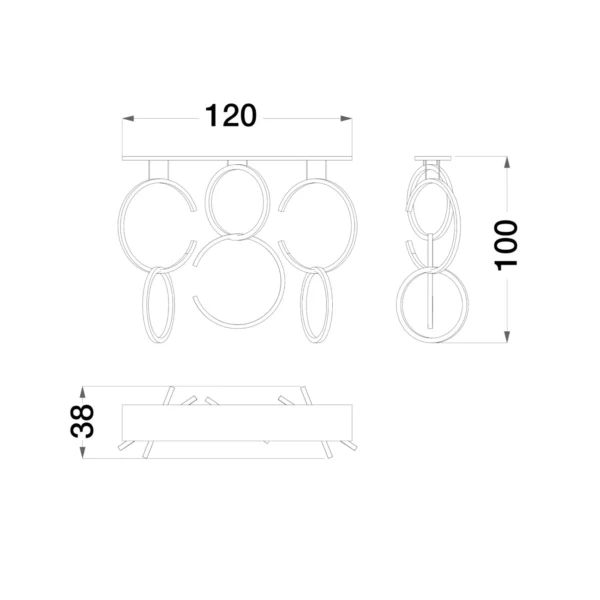 Sesto Senso Ring Chandelier - Image 3