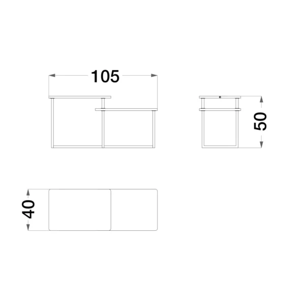 Sesto Senso Sofa Side Table - Image 3