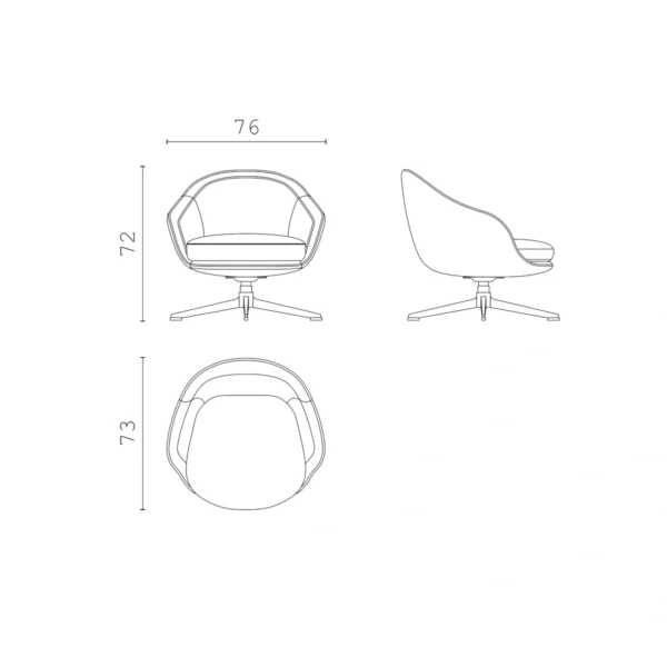 Shapes Lucille Armchair - Image 5