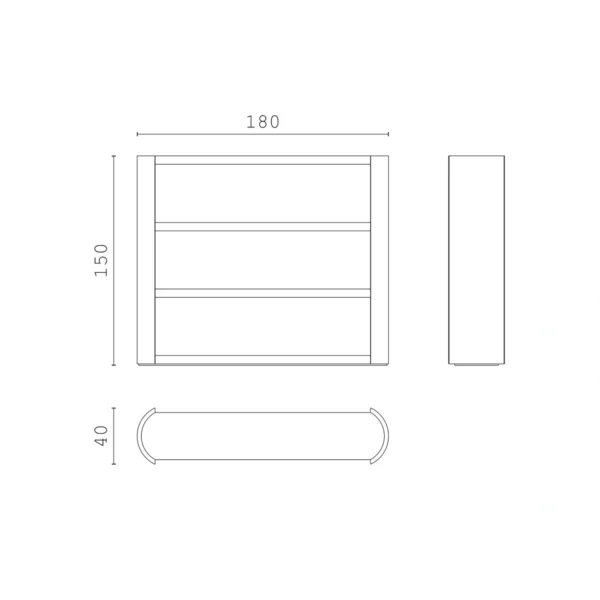 Shapes Jerome High Bookcases - Image 4