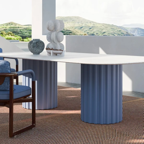 Shapes Outdoor Pablo Rectangular Dining Table - Image 4