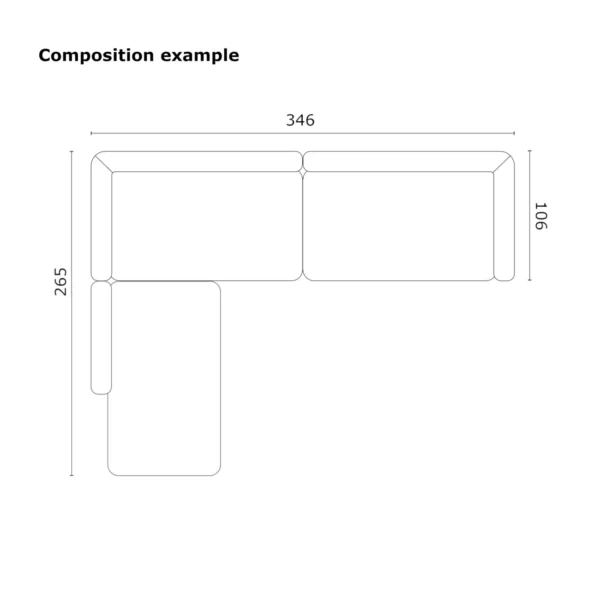 Shapes Outdoor Pedro Modular Sofa - Image 8