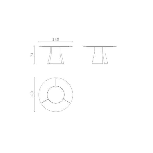 Shapes Talos Round Dining Table - Image 5