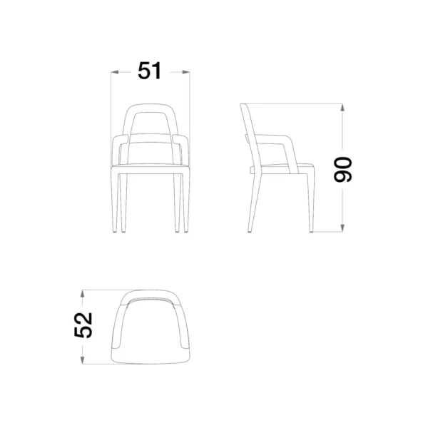 Starlight Chair Armrest - Image 3