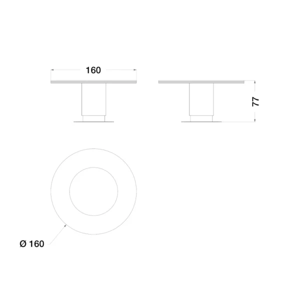 Starlight Round Dining Table - Image 4