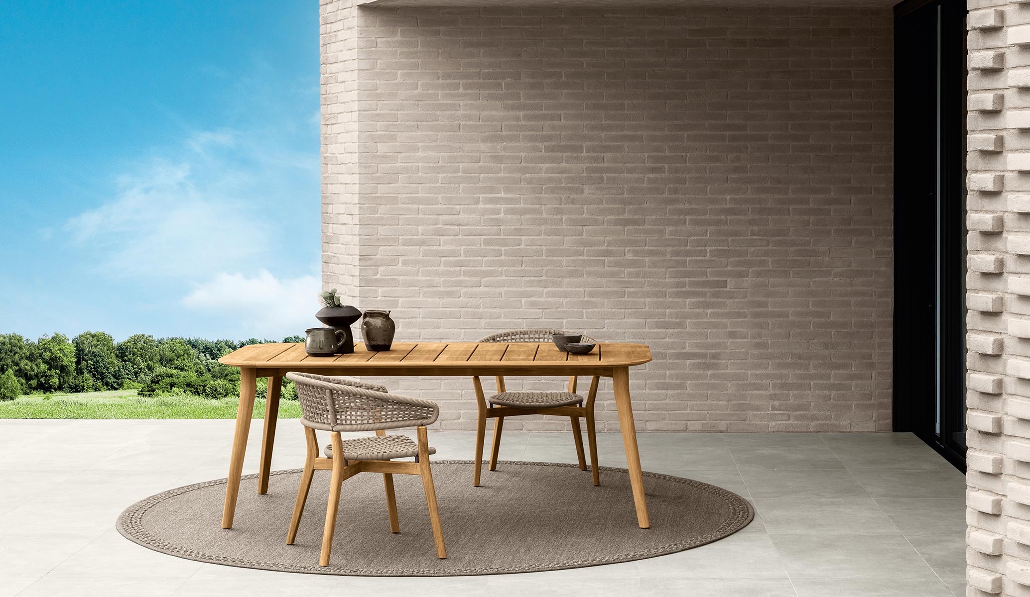 Talenti: The Best Outdoor Furniture Brand? 11 Moon teak tavolopranzo