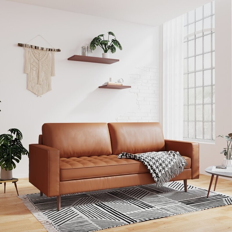 The Irresistible Charisma of the Camel Leather Sofa 3 camel leather sofa